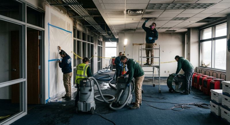 Commercial Fire Restoration in Santa Rosa, CA