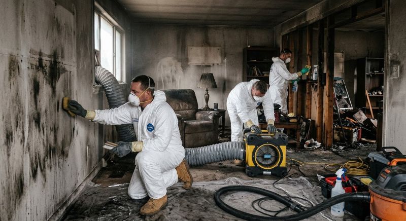 Soot Damage Cleanup in Marin County, CA